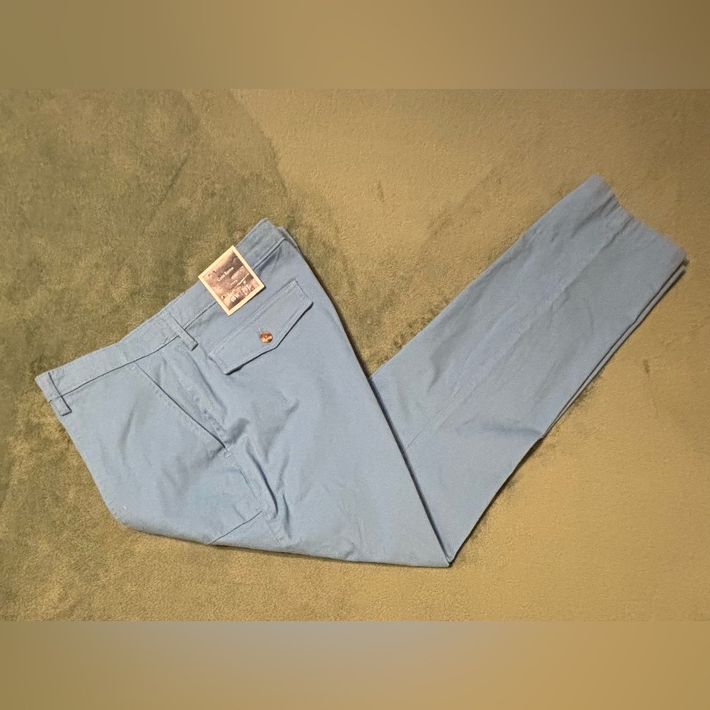 Club Room Cotton/Spandex Blend Chinos, Size: 40W x 30L (4419)